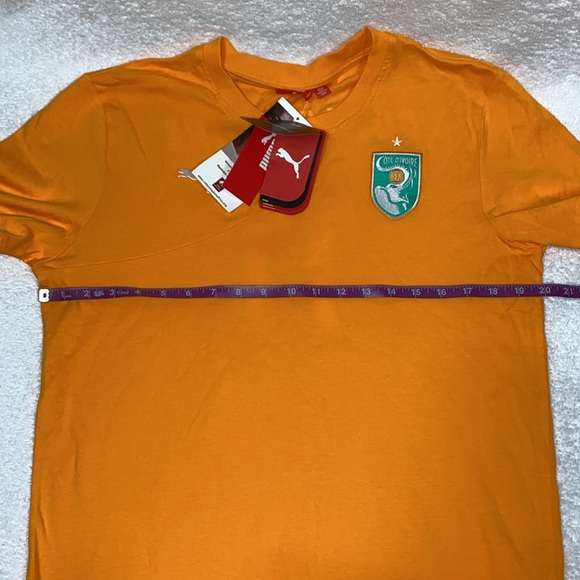 NWT puma Africa flame oranges Ivory Coast short sleeve men’s medium - Picture 4 of 10
